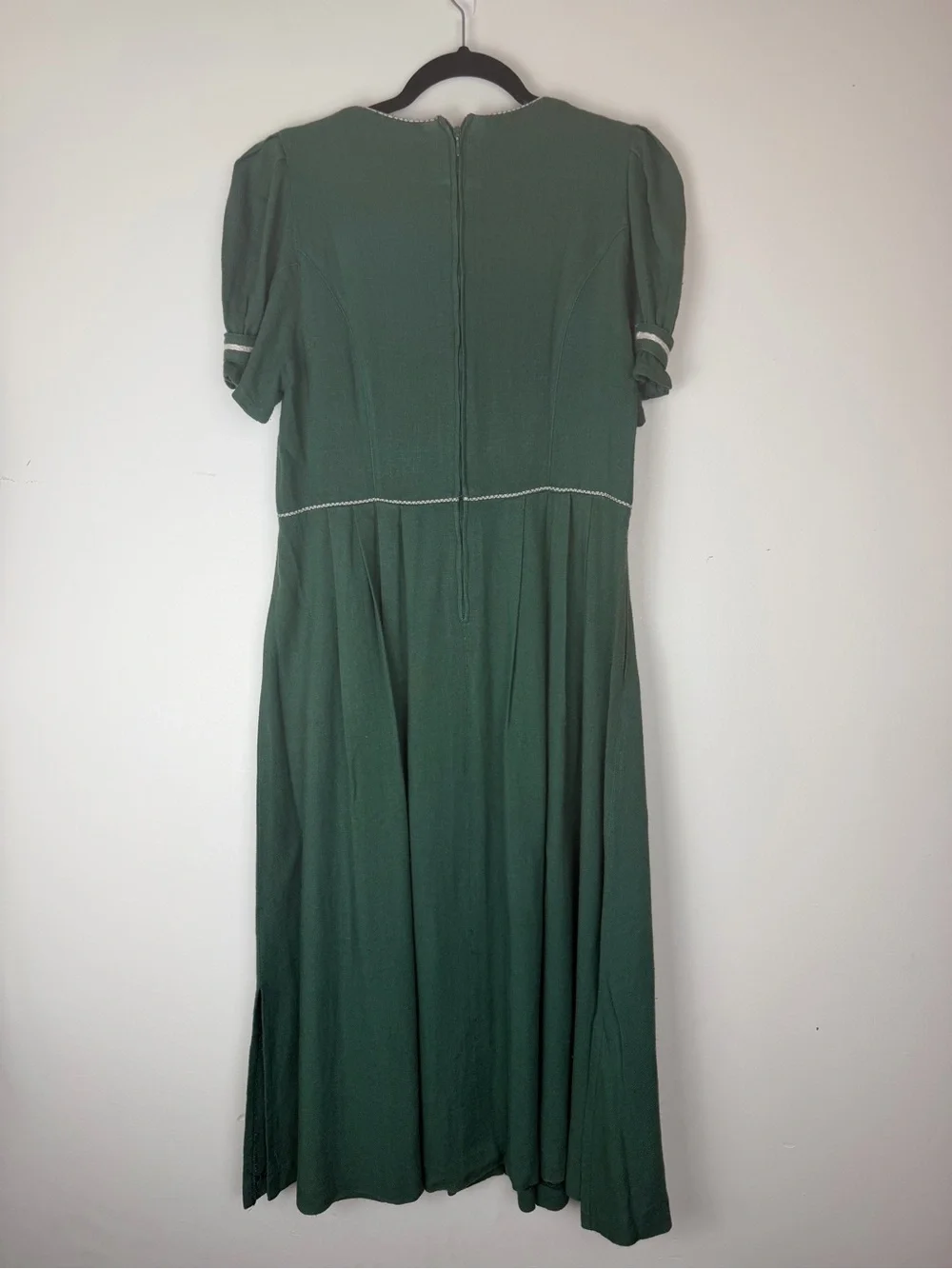 Vintage Meiko Landhaus Look Green Drindl Dress - Picture 3 of 8